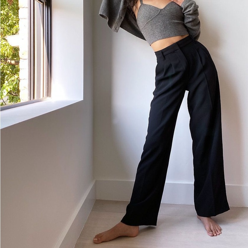 Aritzia Wilfred The Effortless Pant Black